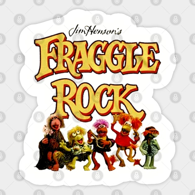 Vintage Fraggle Rocks. Sticker by LufyBroStyle